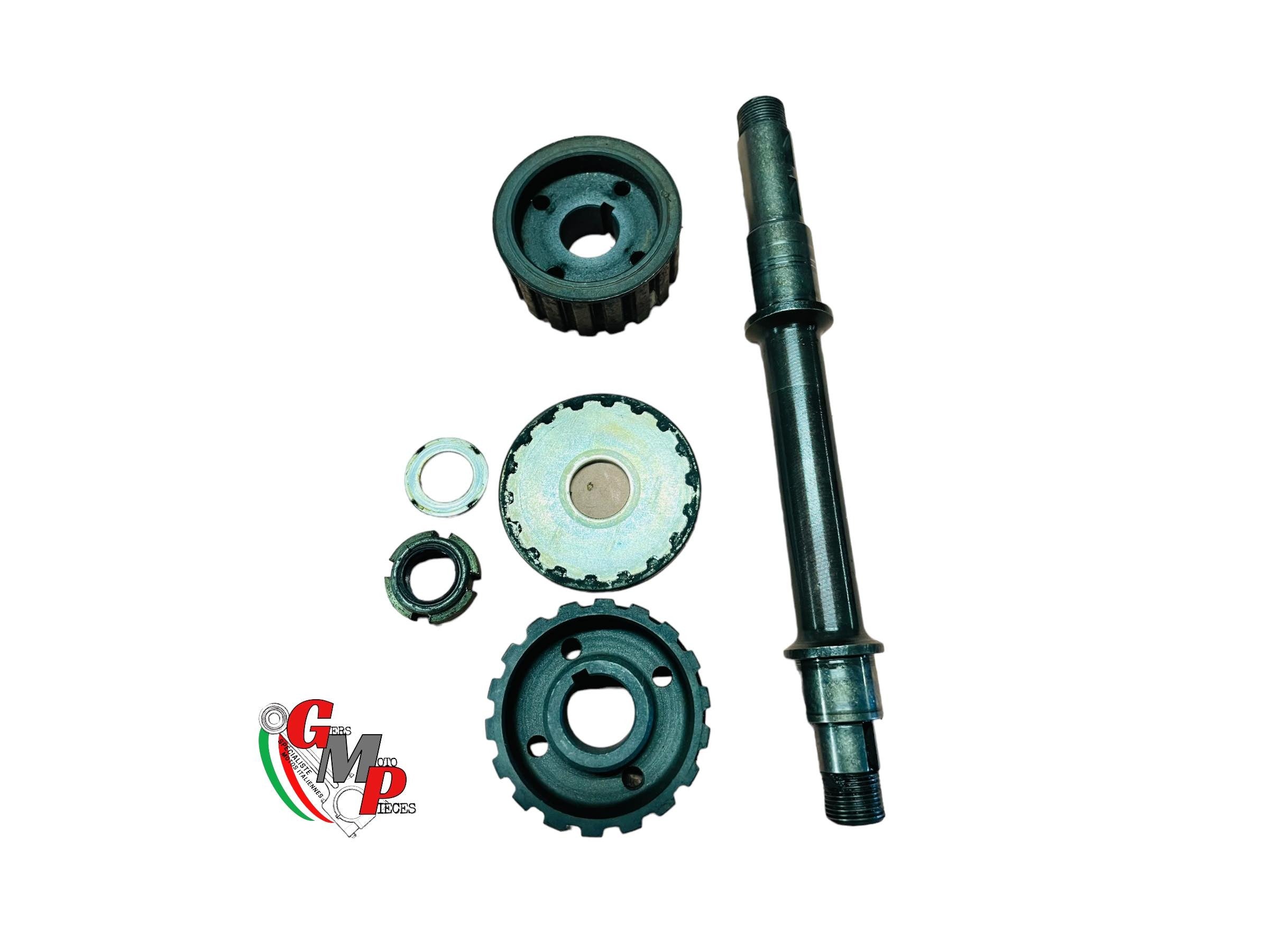 Par de poleas, eje, retorno dientes cuadrados - Ducati Monster 400 600 750 Supersport 400 600 750 ss cor finale