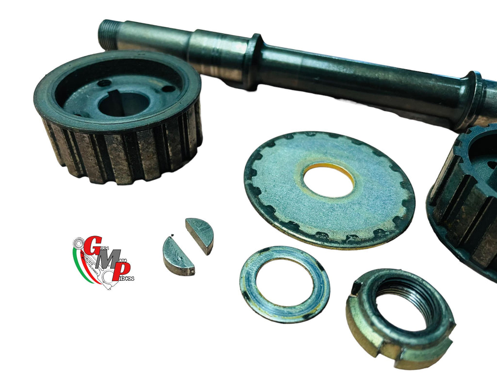 Par de poleas, eje, retorno dientes cuadrados - Ducati Monster 400 600 750 Supersport 400 600 750 ss cor finale