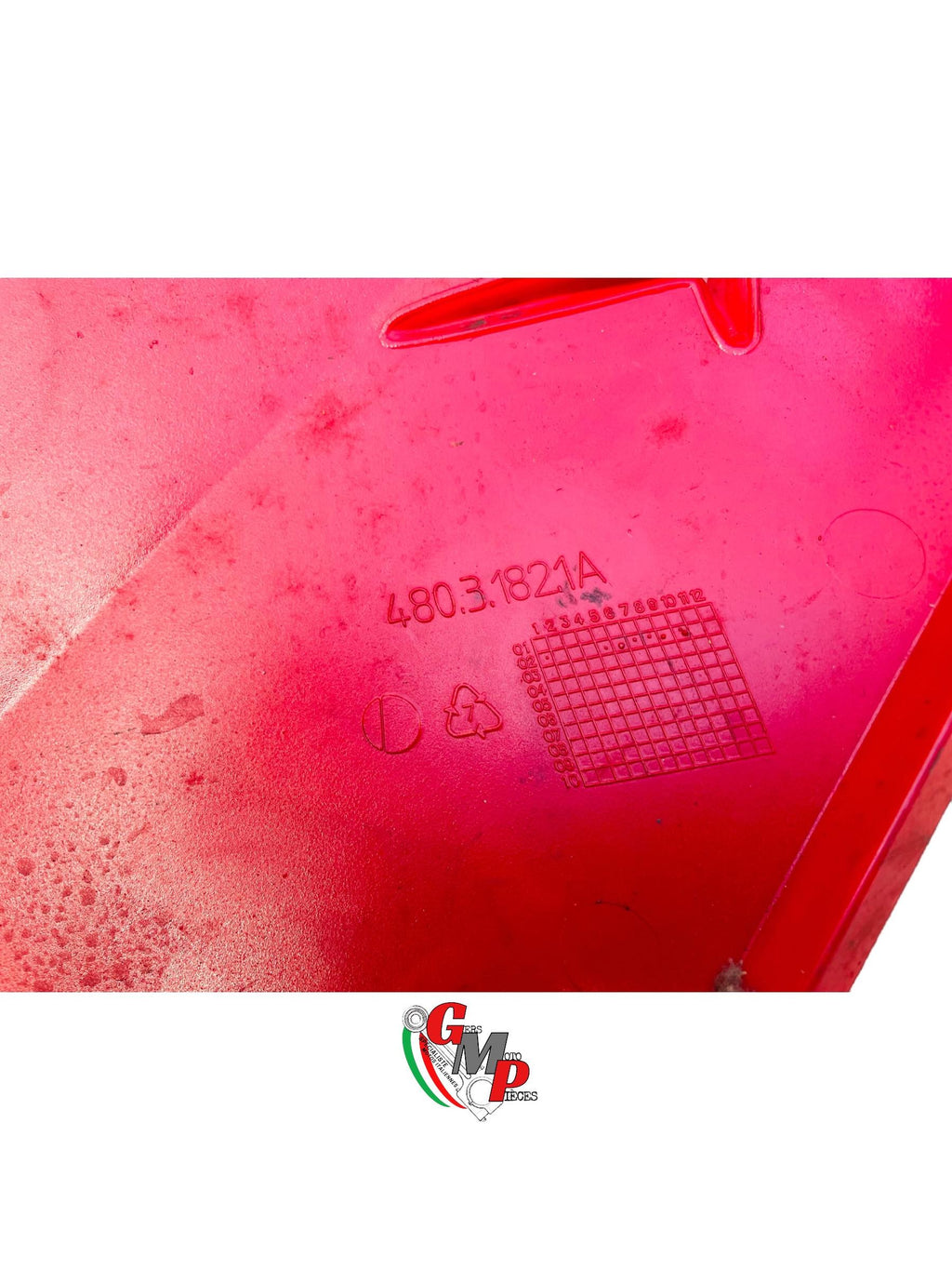 Panel lateral del carenado superior izquierdo rojo - Ducati