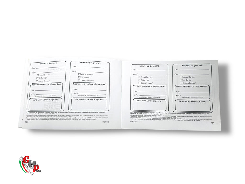 Manual De Mantenimiento It/gb/de/es/pt/fr/nl/gr - Ducati