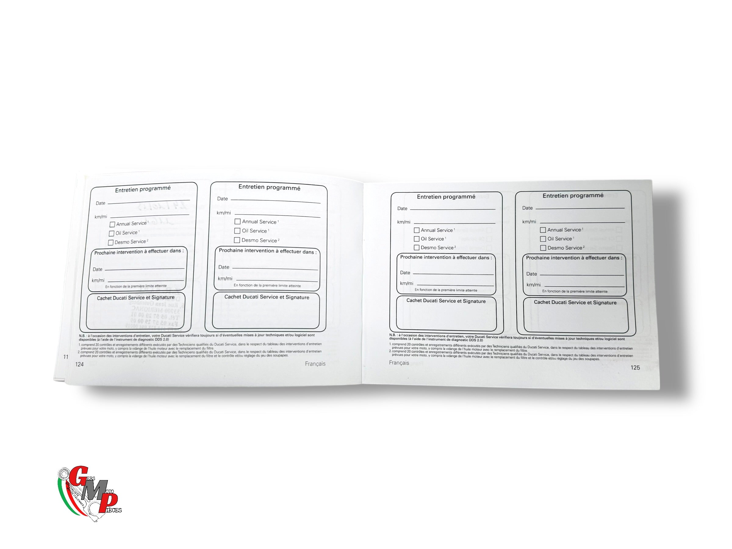 Manual De Mantenimiento It/gb/de/es/pt/fr/nl/gr - Ducati