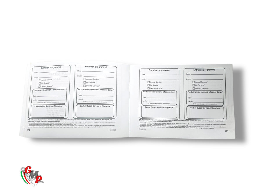 Manual De Mantenimiento It/gb/de/es/pt/fr/nl/gr - Ducati