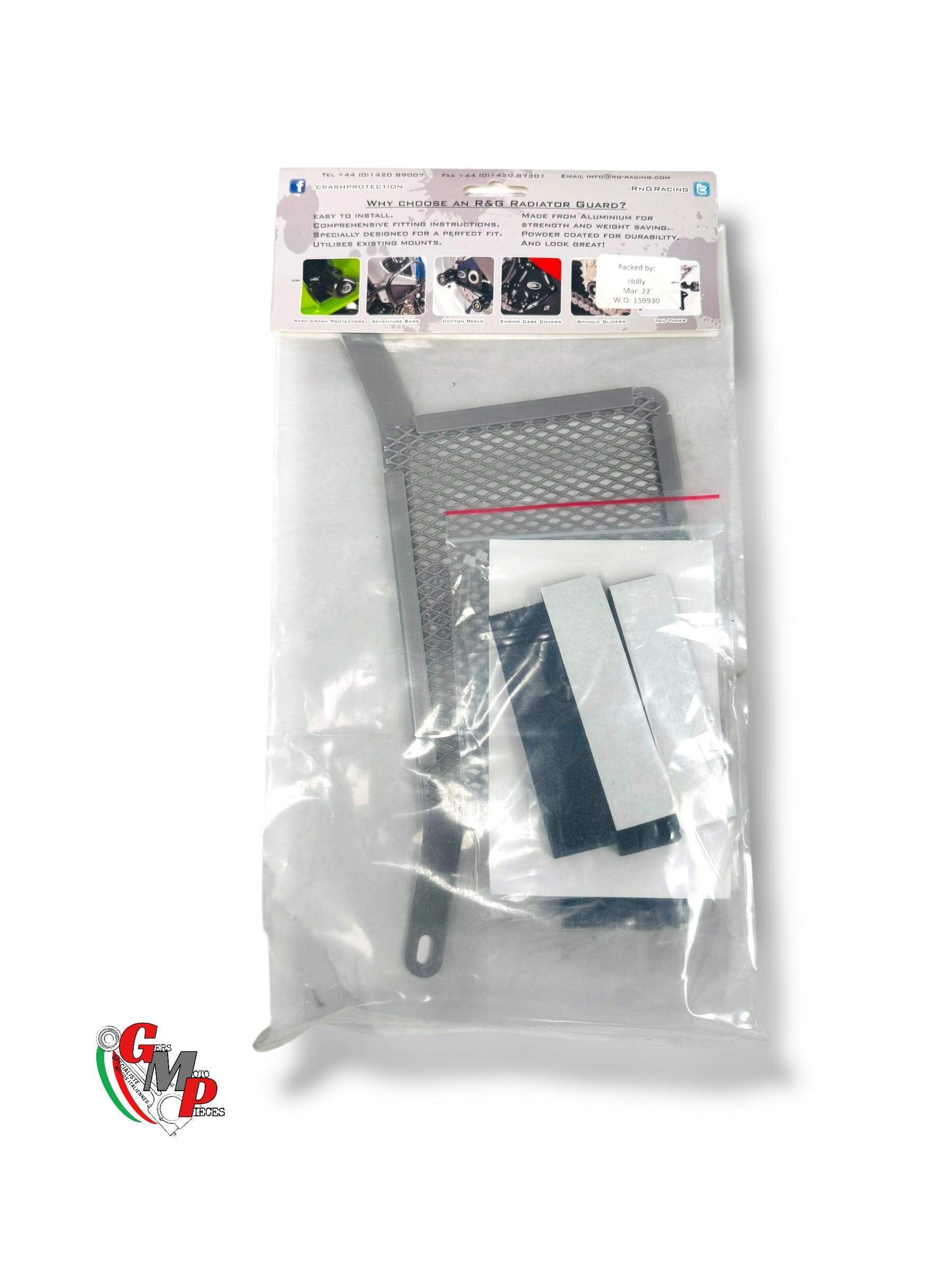 Protección de Rejilla Radiador Aceite Gris NUEVA - Ducati