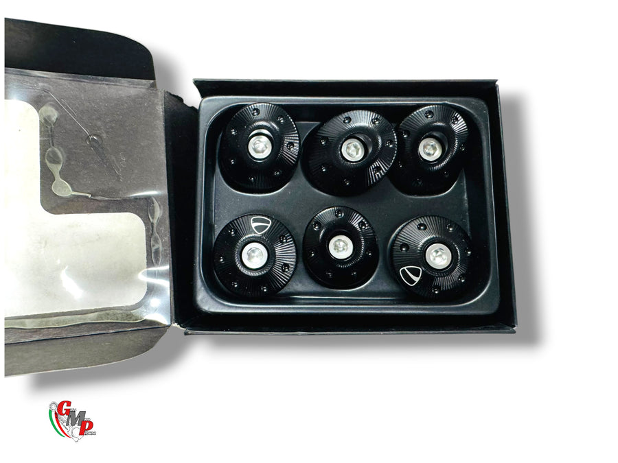Juego De Tapones Cuadro De Aluminio Mecanizado Billet NUEVO - Ducati