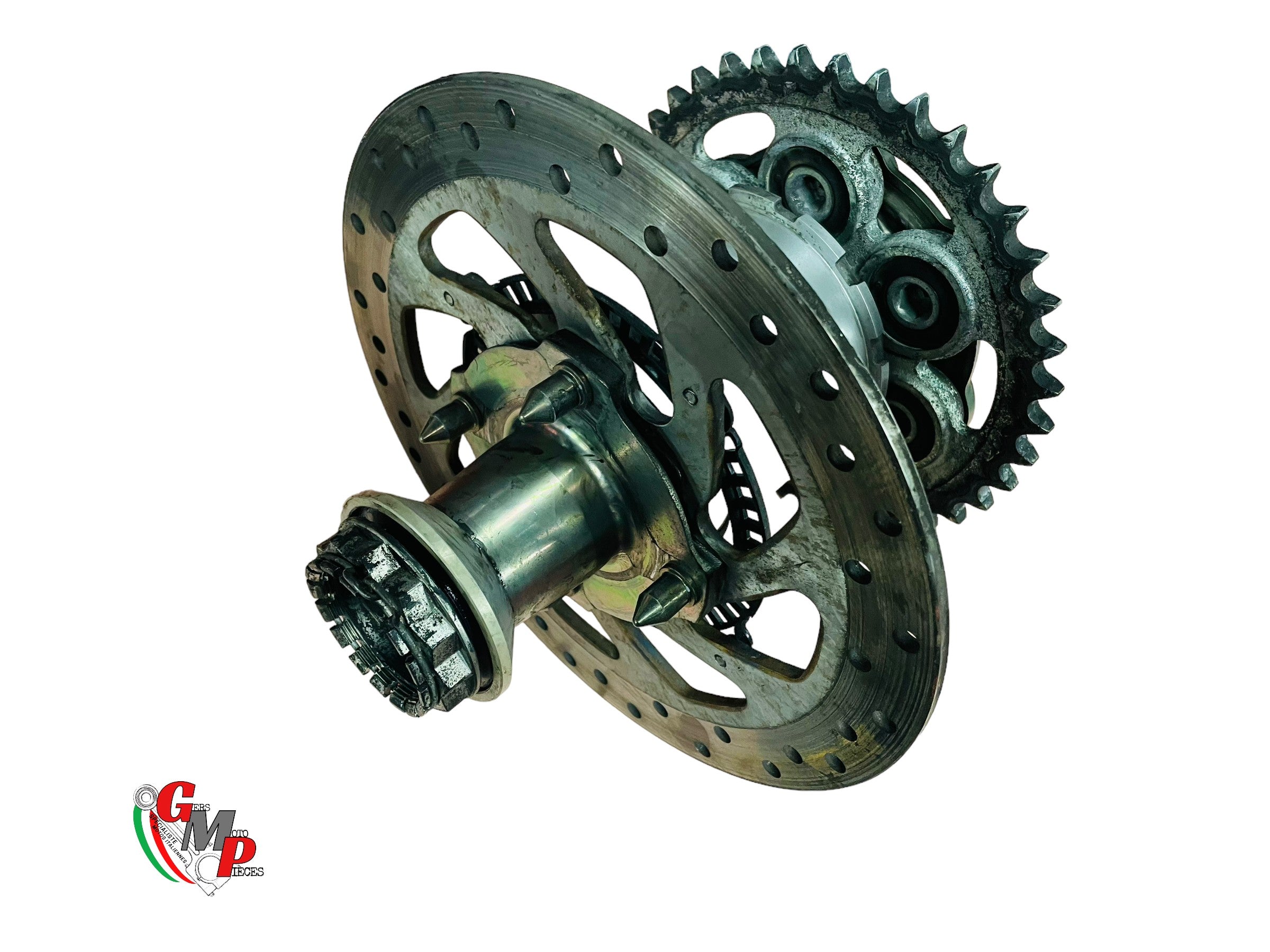 Excentrique porte couronne et fusée sans disque - Ducati