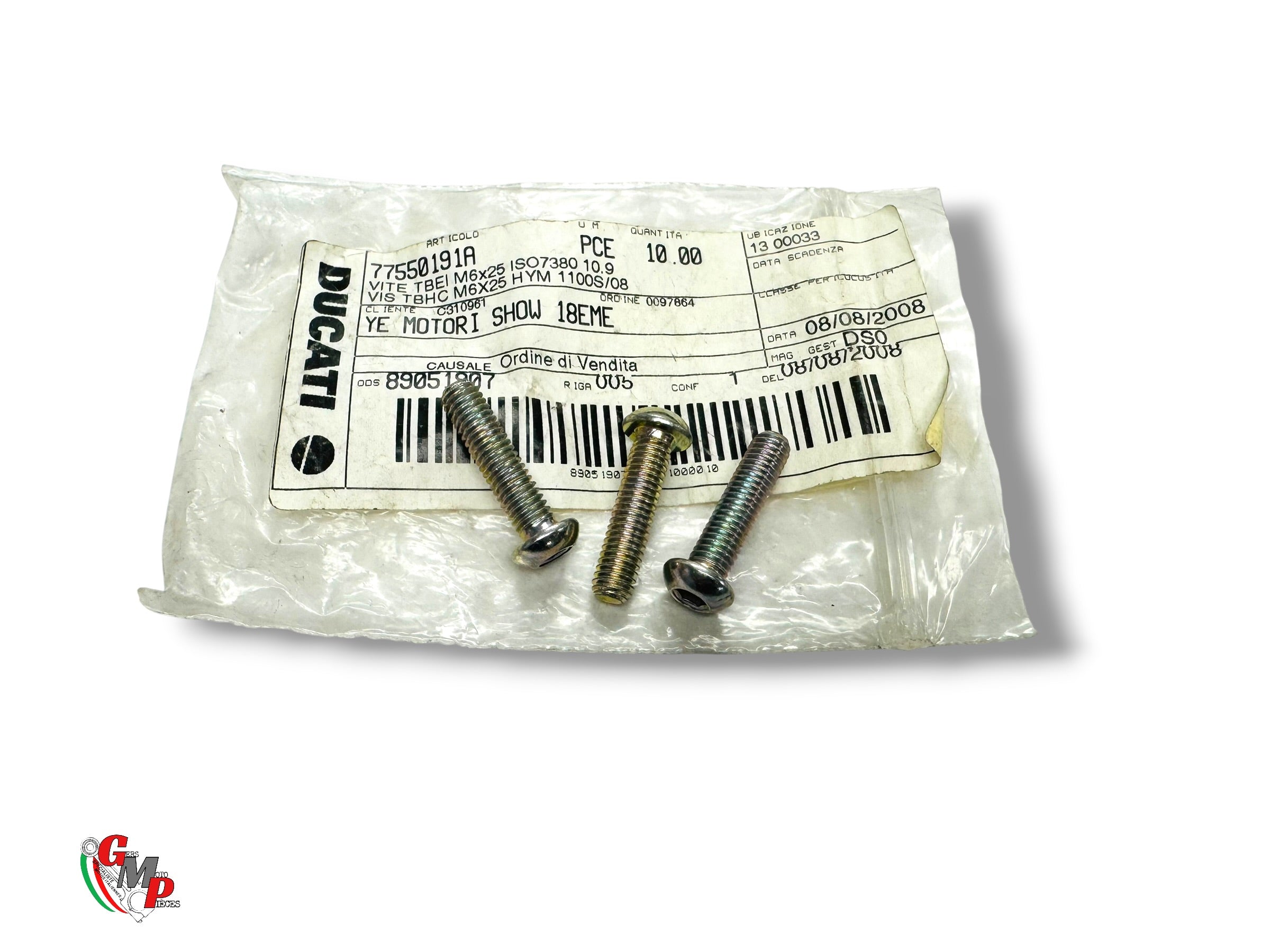 Vis M6x25 NEUVE - Ducati