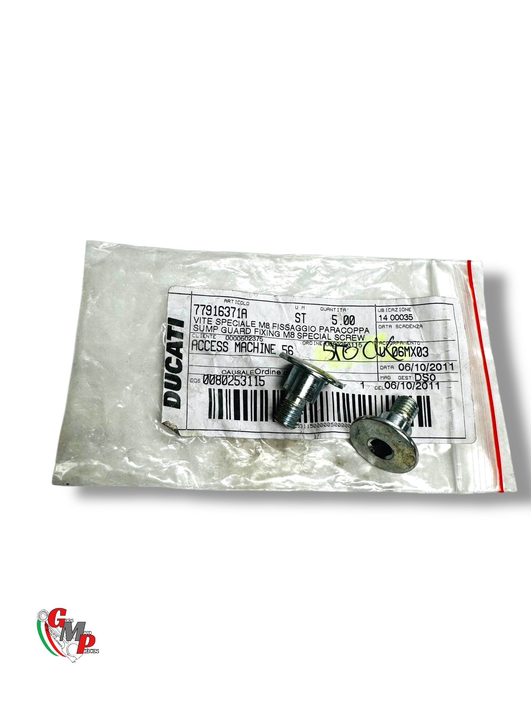 Vis Special Fixation Sabot NEUVE - Ducati