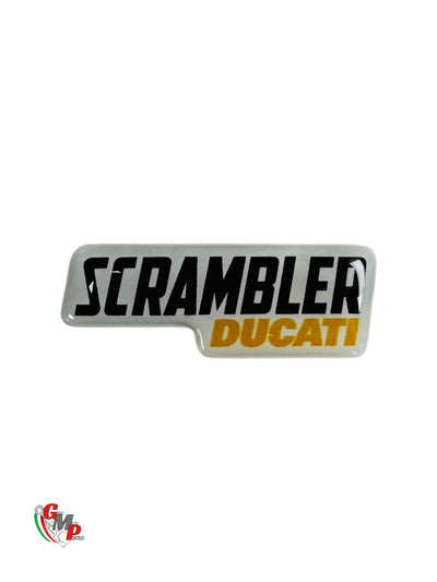 Ducati Scrambler Logotipos Adhesivo Relieve Gel 15X40 NUEVO - Ducati