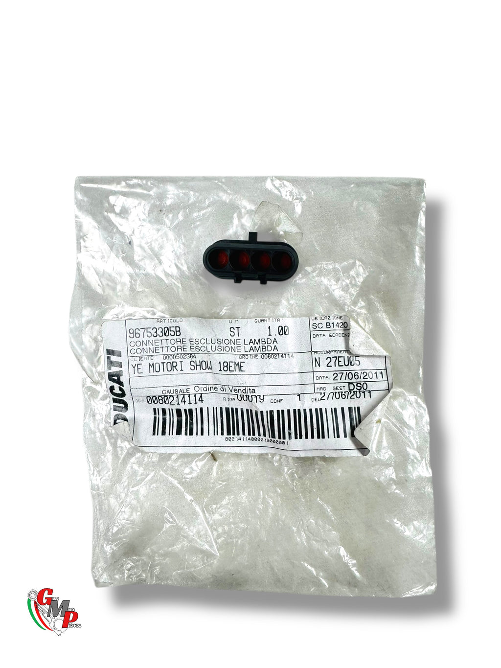 Bouchon Schunt Connecteur 4 fils NEUF - Ducati