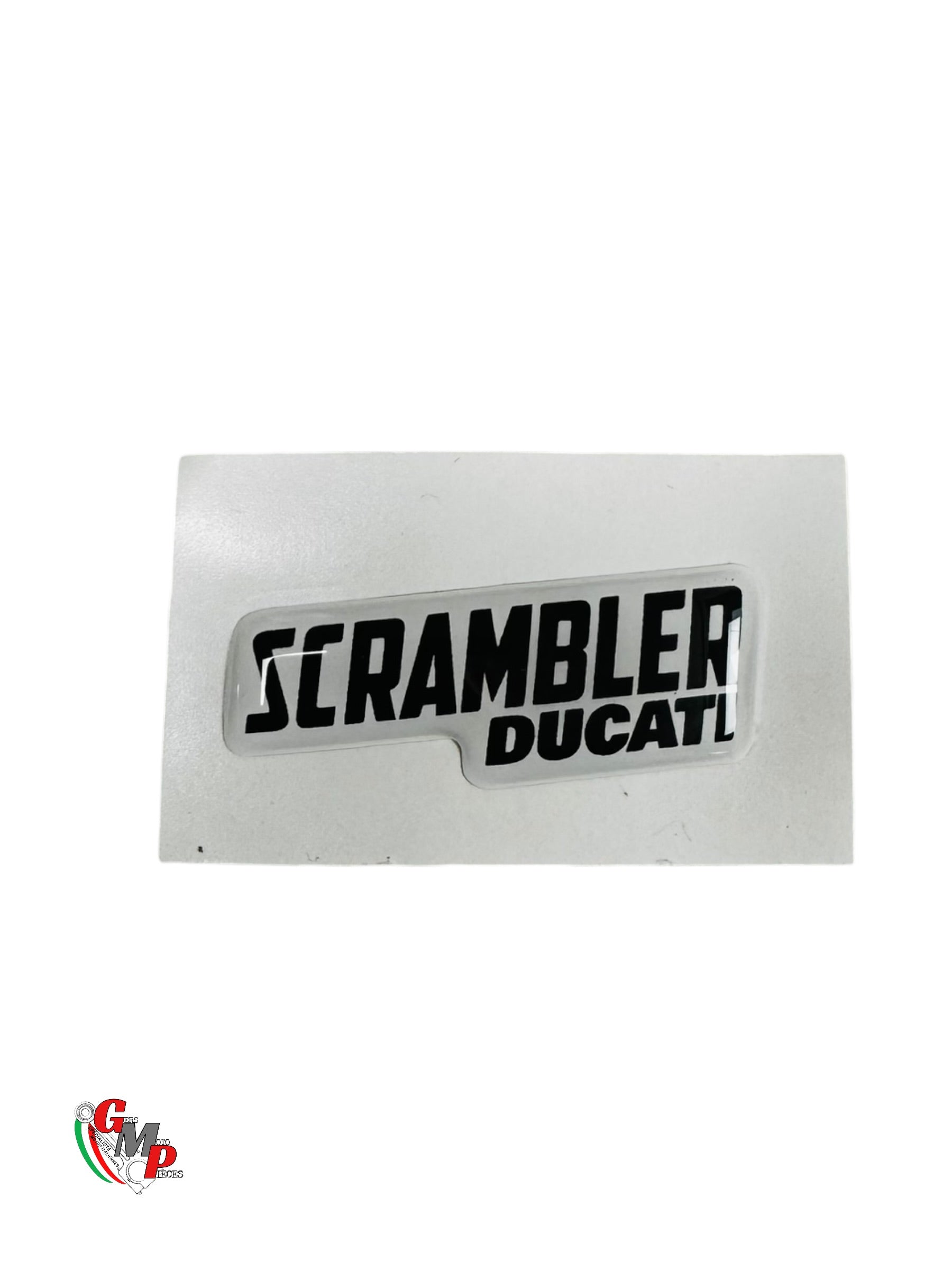 Logos Ducati Scrambler Pegatina Relieve Gel 15x40 NUEVO - Ducati
