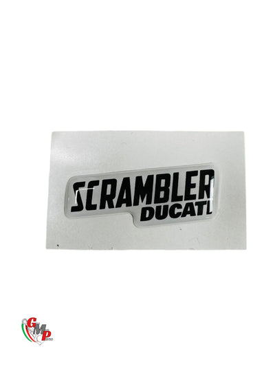 Logos Ducati Scrambler Pegatina Relieve Gel 15x40 NUEVO - Ducati