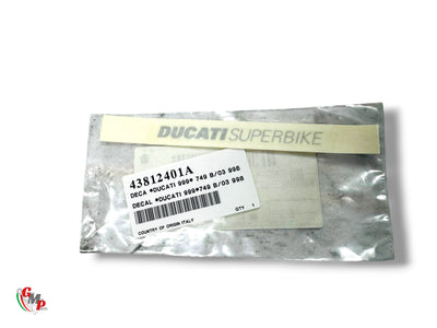 Emblema Ducati Superbike Plata NUEVO - Ducati