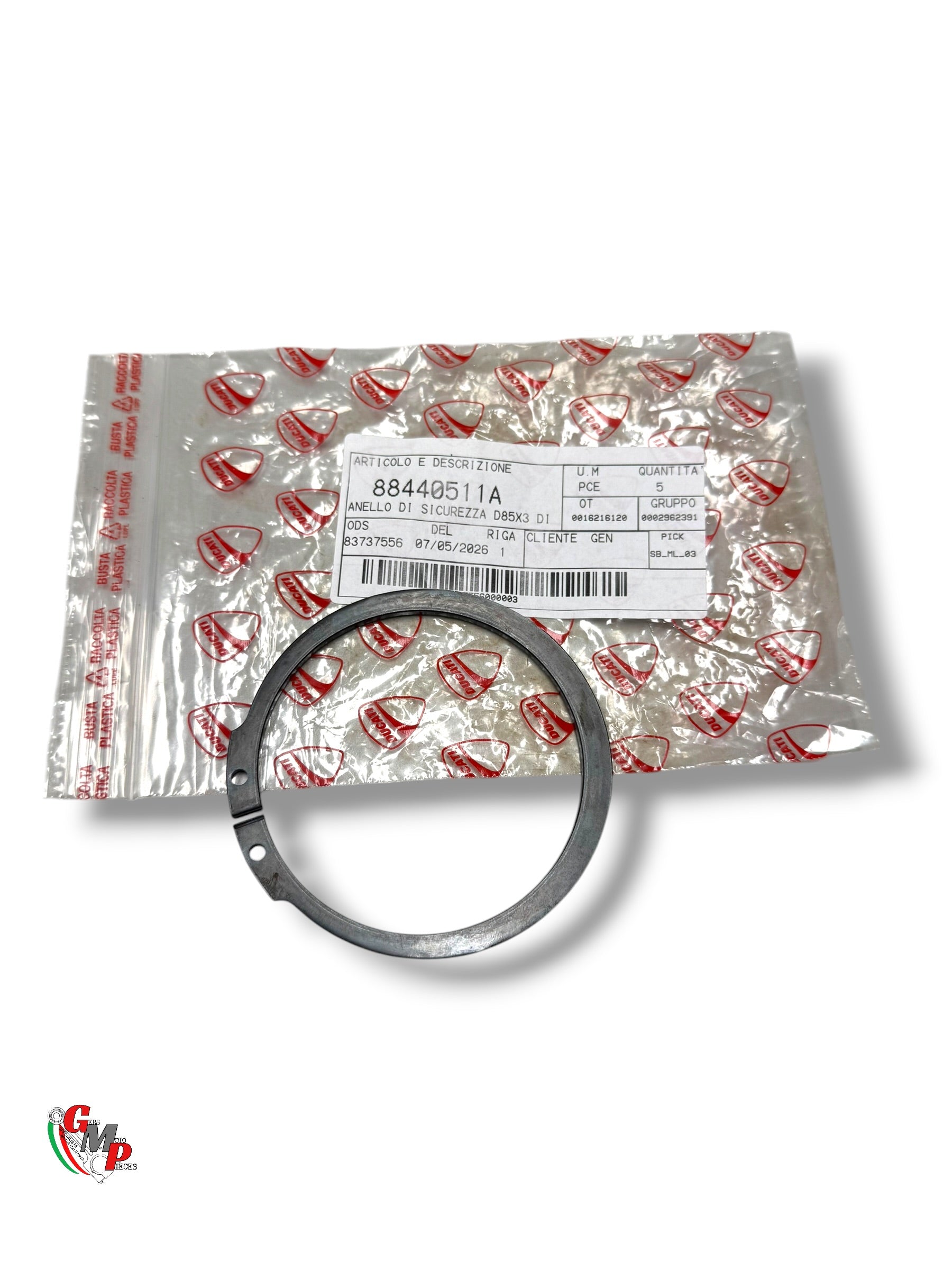 Circlip 85X3 NUEVO - Ducati