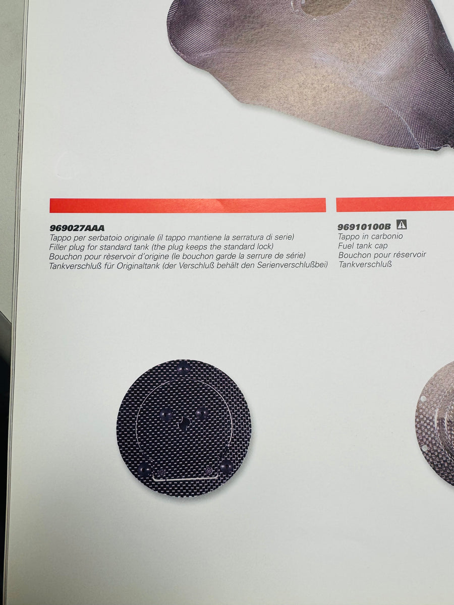 Tapa de gasolina de carbono nueva - Ducati Performance