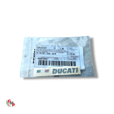 Calcomanía Derecha Nueva para Negro - Ducati