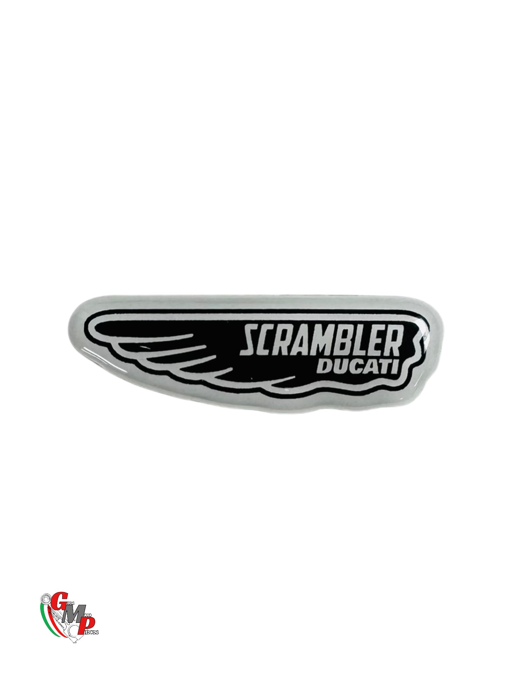 Ducati Scrambler Logotipos Adhesivo Relieve Gel 15X40 NUEVO - Ducati