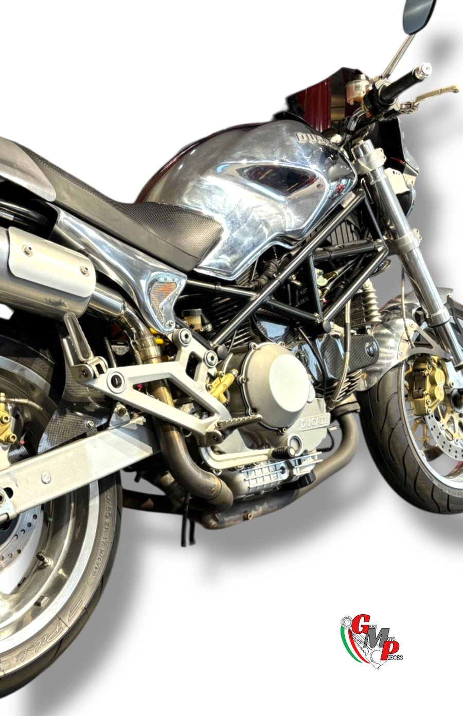 Par de Cubiertas Cromadas Debajo del Asiento - DUCATI PERFORMANCE