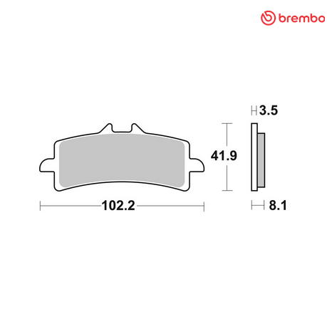 Paire de plaquettes de frein avant NEUVES - Ducati