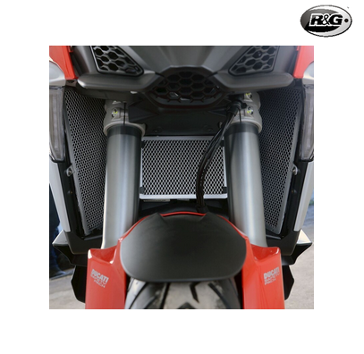 Protector lateral de radiador R&G RACING negro - Ducati