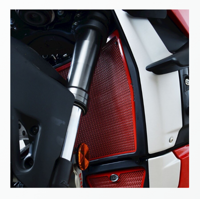 Rejilla del radiador roja R&G NUEVA - Ducati