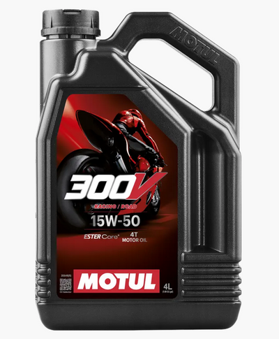 Aceite de motor para coche deportivo 300V 15w50 4L - MOTUL