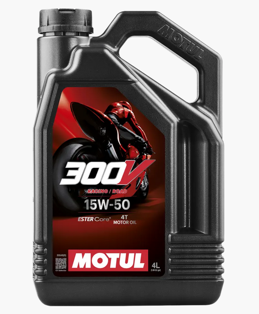 Aceite de motor para coche deportivo 300V 15w50 4L - MOTUL