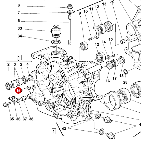Casquillo cónico NUEVO - Ducati