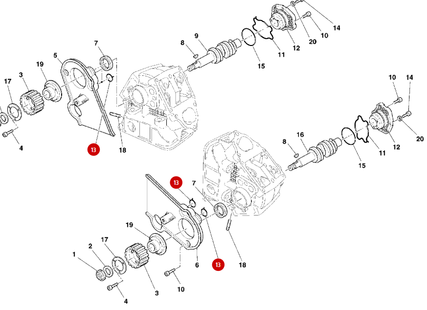 Junta Tórica Tapa Distribución NUEVA - Ducati