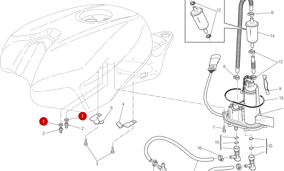 Joint Event Reservoir NEUF - Ducati