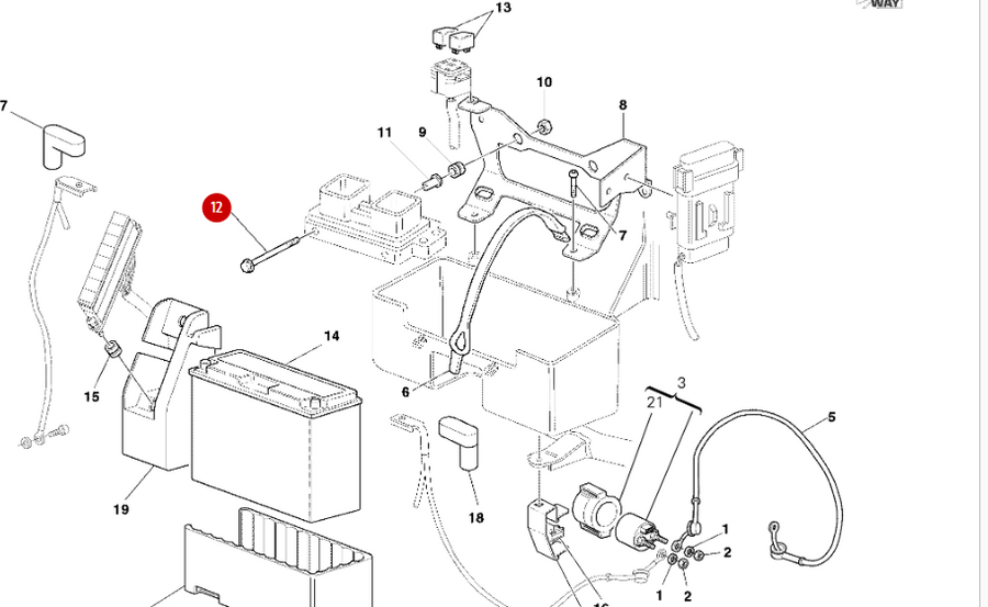 Tornillo M6X50 Bricomatado Fijación Carenado NUEVO - Ducati