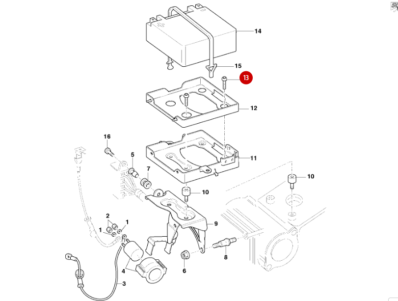 Vis Tbei M6X8 NUEVO - Ducati