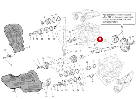 Circlip Tope NUEVO - Ducati