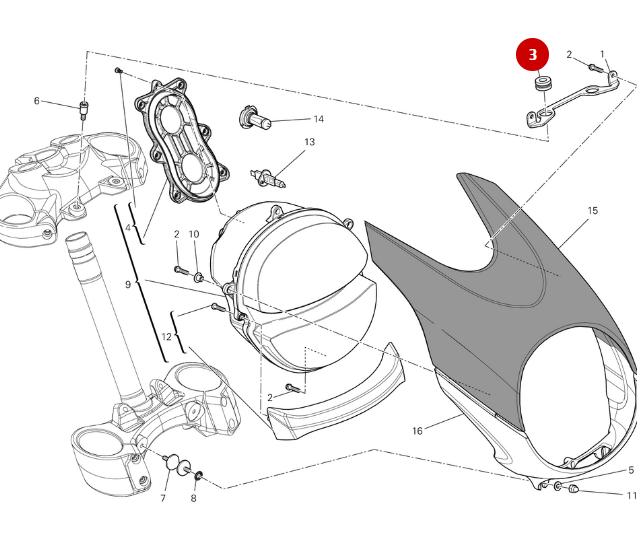 Goma antivibración NUEVA - Ducati