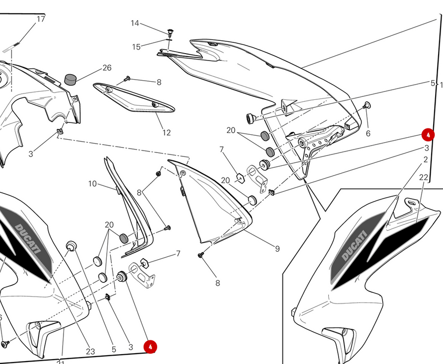 Antivibración NUEVO - Ducati