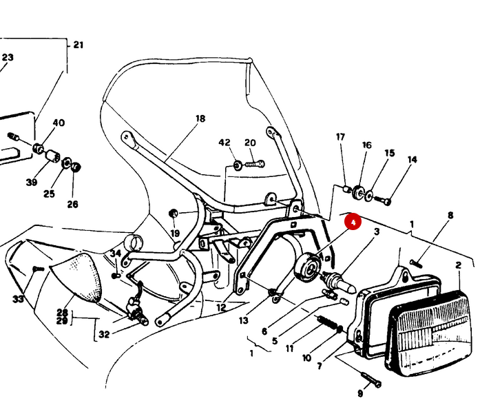 Porte Ampoule NEUF - Ducati