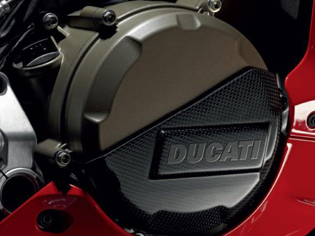 Protección de carbono para cárter de embrague - Ducati