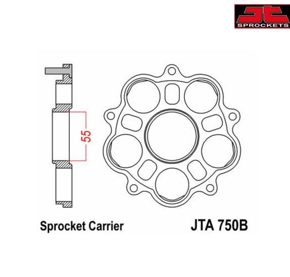 Porta corona desmontaje rápido NUEVO - Ducati