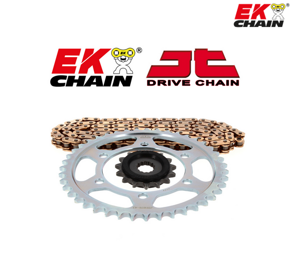 Kit cadena 15/46 paso 520 EK Chain NUEVO - Ducati