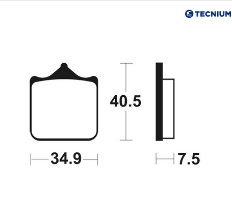 Par de pastillas de freno para pinzas P4 34/34 NUEVO - Ducati