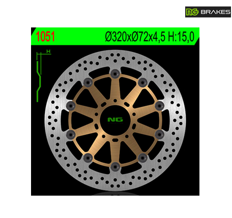 Disque de frein avant NEUF - Ducati
