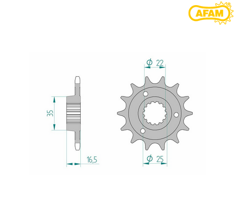 Pignon sortie de boite NEUF - Ducati