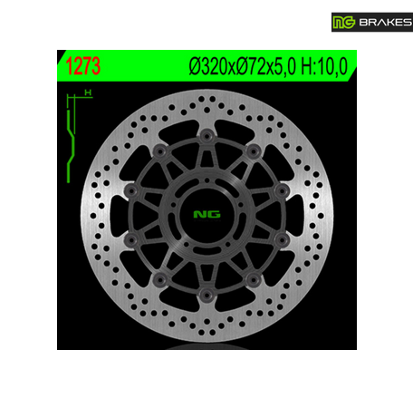 Disque frein avant 320mm NEUF - Ducati