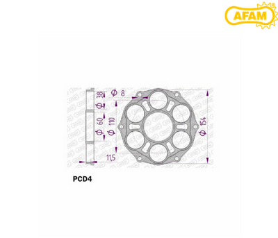 Soporte de corona AFAM NUEVO - Ducati