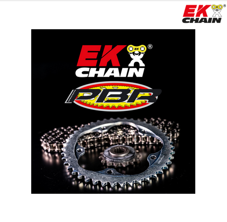 Kit chaîne 15/45 pas en 520 EK Chain PBR NEUF - Ducati
