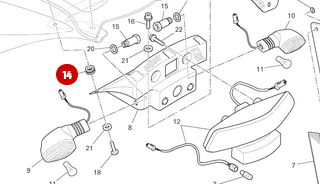 Goma antivibración NUEVA - Ducati