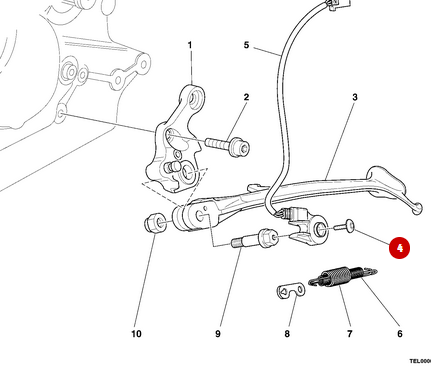 Tornillo M6X16 NUEVO - Ducati
