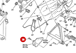 Vis Torx M5X10 NUEVA - Ducati