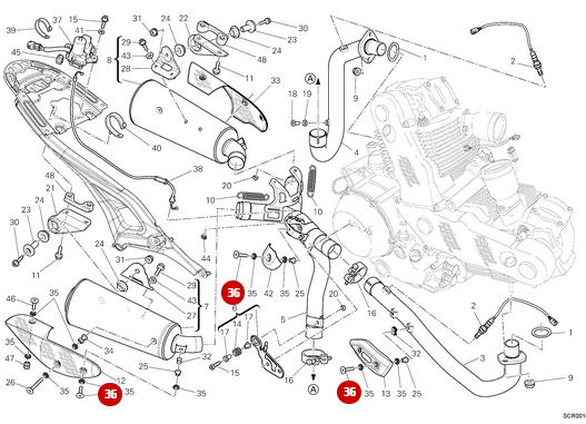 Vis Tbei M6X14 NEUVE - Ducati
