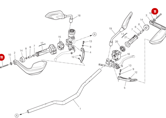 Vis Tcei M6X65 NEUVE - Ducati