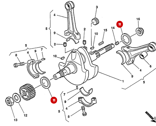 Rondelle Butee 38x50x0.5 NEUVE - Ducati